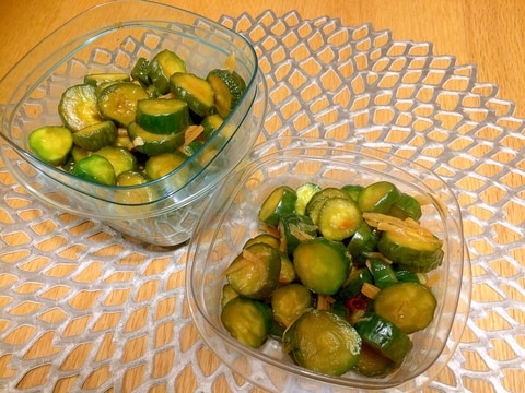 きゅうり大量消費!きゅうりのQちゃん風